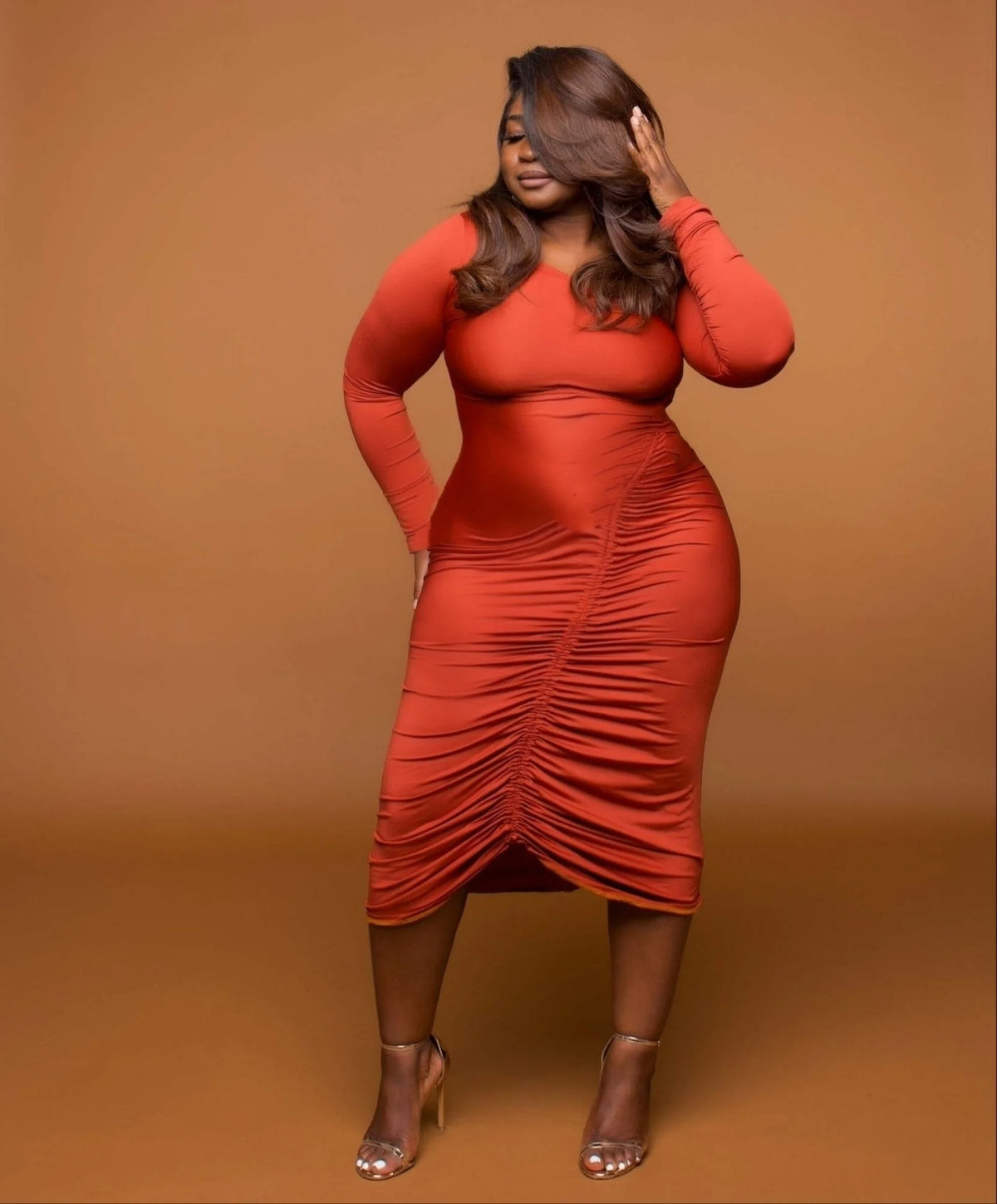 Mombasa Asymmetrical Ruched Dress