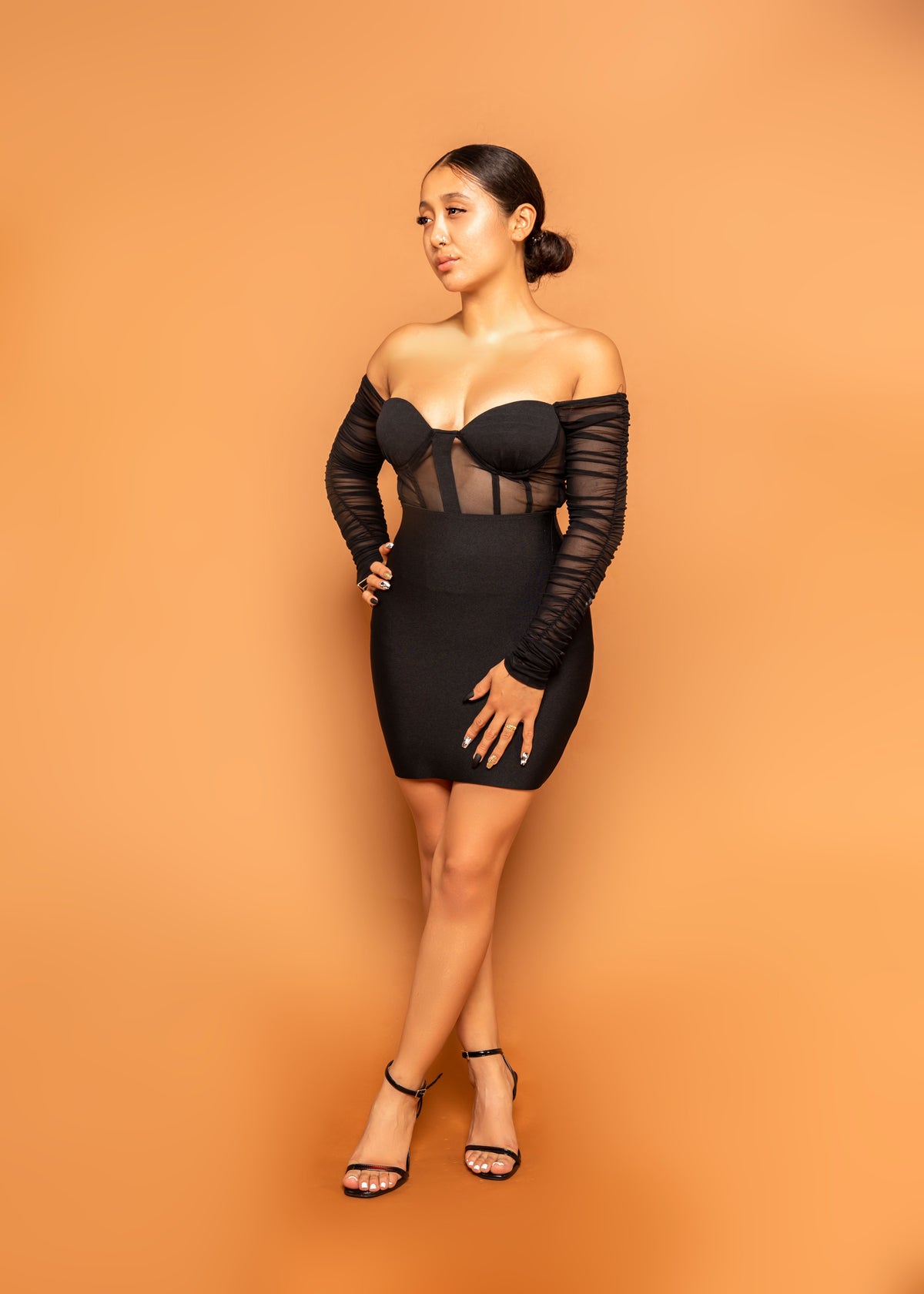 Nara Mini Skirt (Black)