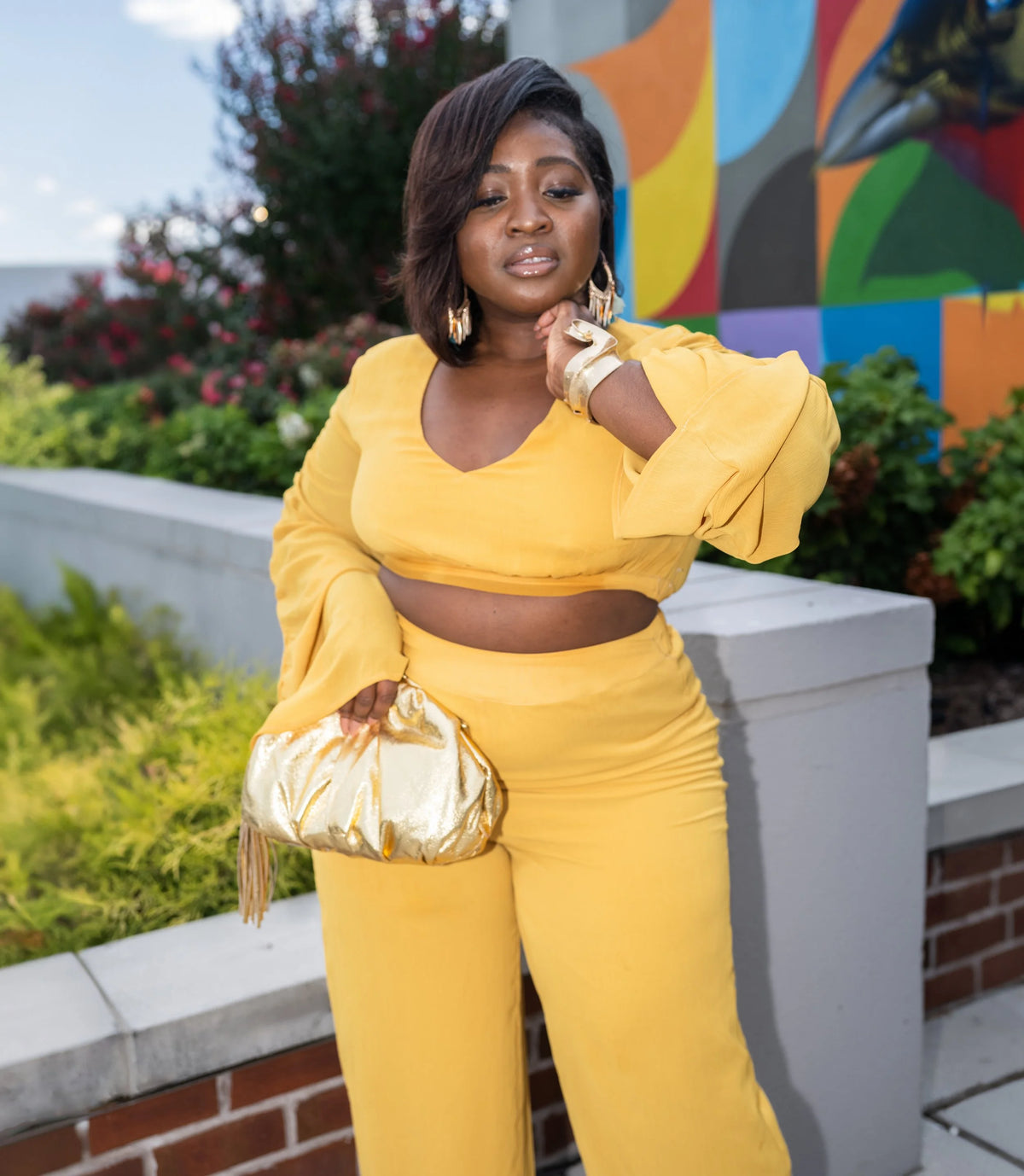 Cobra Crop Blouse