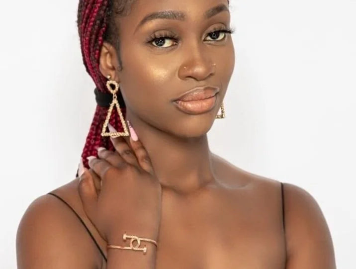 ATD Signature Triangle Shape Earrings