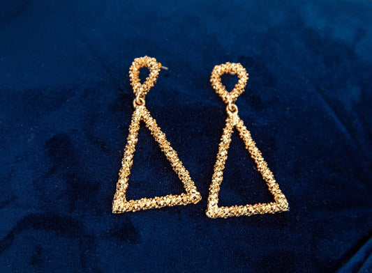 ATD Signature Triangle Shape Earrings