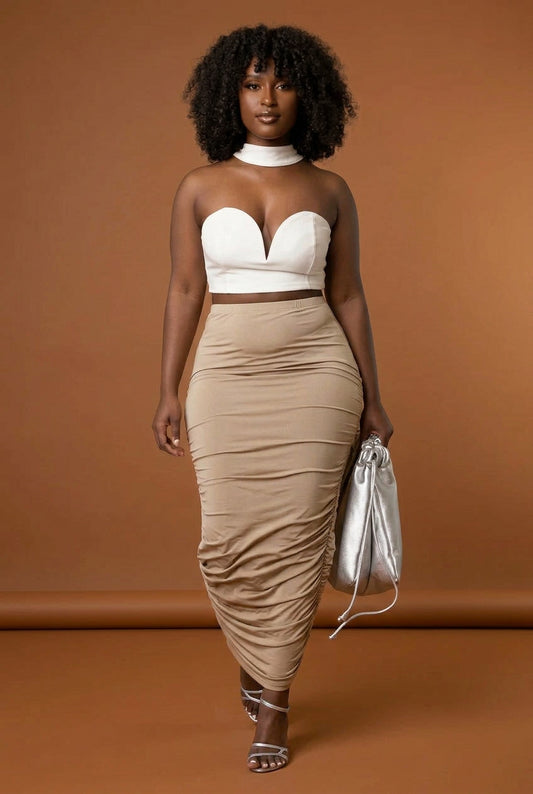 Makari Mid Maxi Skirt