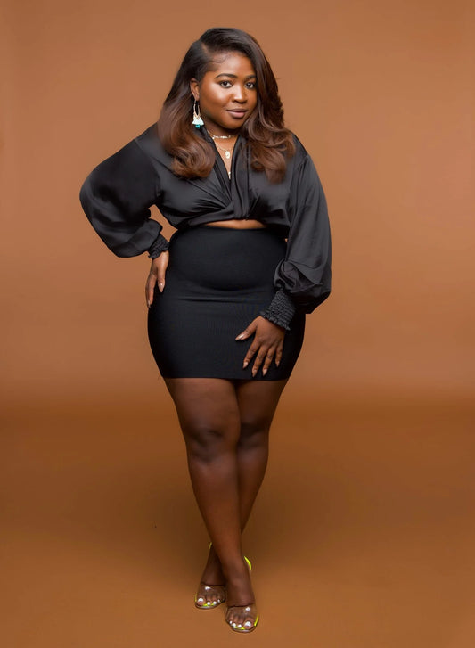 Nara Mini Skirt (Black)